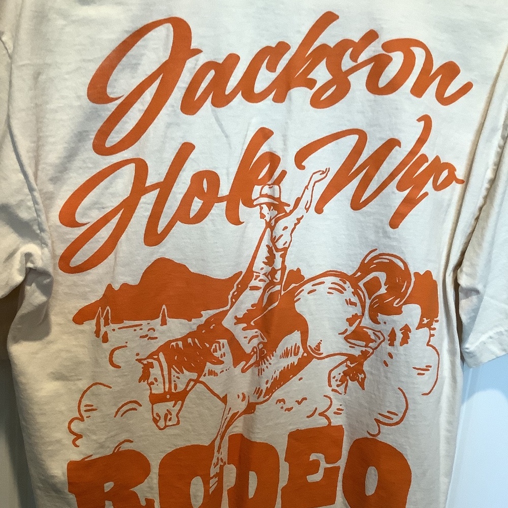 Jackson Hole Wyo Rodeo Keep on Riding Vintage Shirt Sz M